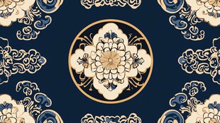 中式传统花纹精美图案