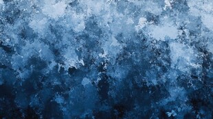 深蓝冰雪纹理背景图