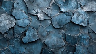 破碎蓝纹岩石纹理背景