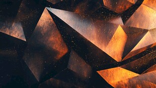 金属质感几何立体图形