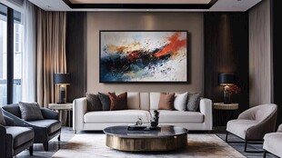 现代简约风温馨客厅一角