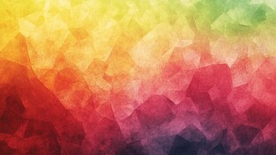 多彩几何水彩抽象背景图