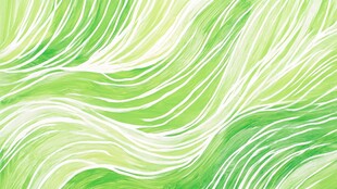 清新绿调波浪纹理背景图