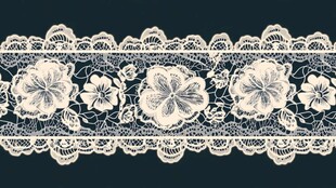 复古花卉蕾丝花边图案