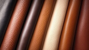 多彩皮革纹理展示