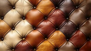 多彩拼色皮革软包纹理