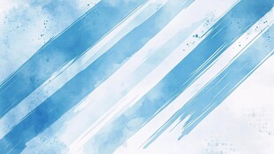 蓝白水彩条纹抽象背景图