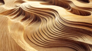 木纹波浪纹理3D艺术效果