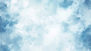 梦幻蓝白色云雾背景