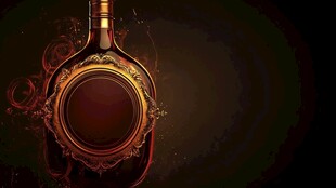 奢华酒瓶 尽显高贵质感