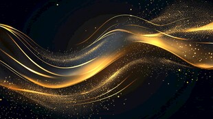 金色流光动感背景图案