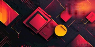 几何炫彩抽象背景图案