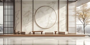 现代简约风中式禅意茶室