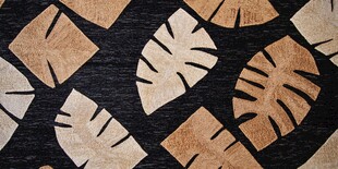 树叶图案的精美几何纹理