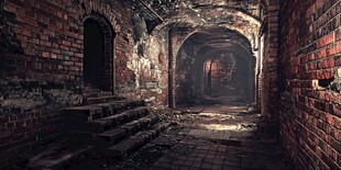 废弃红砖隧道内景探秘