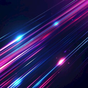 炫彩光线动感科技背景图