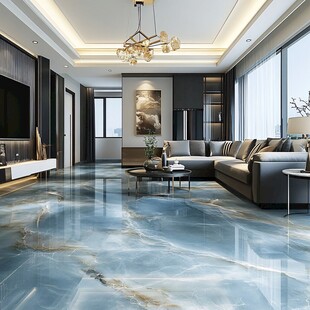 现代轻奢风客厅室内设计