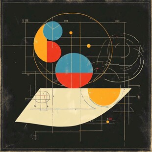 几何抽象艺术图案设计