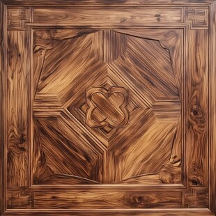 精美木雕花纹面板
