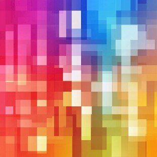 多彩像素马赛克背景图案