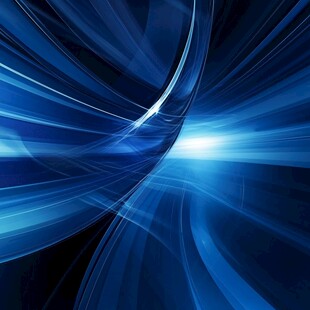 蓝色动感光线科技背景图