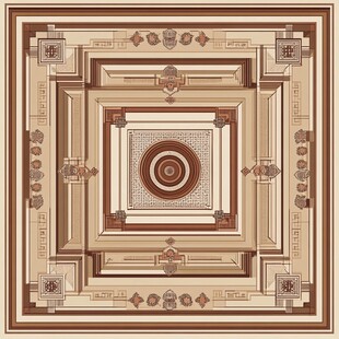 古典中式精美天花板图案