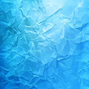 蓝色褶皱纹理背景图