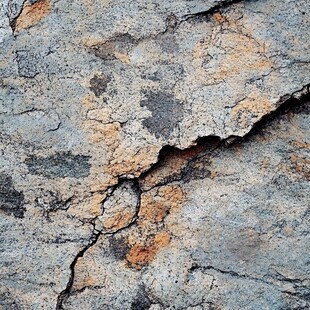 岩石裂纹纹理特写