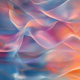 梦幻流动色彩抽象背景图