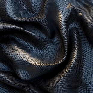 黑色蜥蜴纹质感面料特写