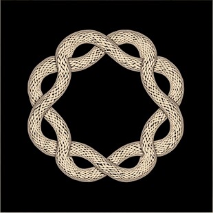 精美编织环形图案设计