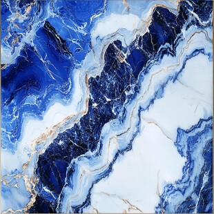 蓝白大理石纹理艺术图案