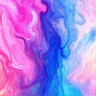 梦幻流体色彩艺术背景图