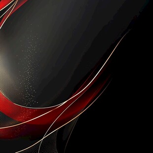 黑红流线动感抽象背景图