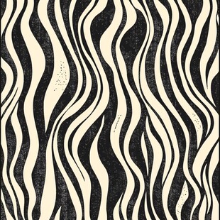 黑白波浪纹理图案
