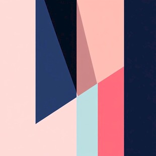 几何色彩拼接抽象背景图