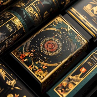 古风奢华中式文创产品套装