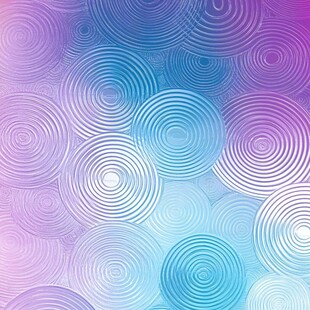 梦幻渐变圆圈图案背景
