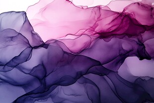 梦幻炫彩水墨烟雾纹理图