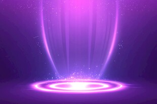 梦幻紫色光效舞台背景