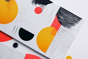 几何色块创意排版设计