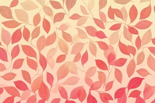 秋季树叶渐变色彩背景图