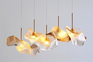 创意几何玻璃吊灯展示