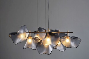 创意花瓣形玻璃吊灯