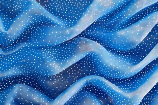蓝色梦幻波浪星空纹理