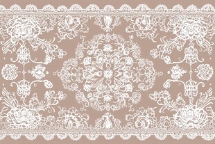 复古花纹蕾丝图案背景