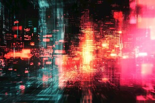 未来都市科技光影幻景