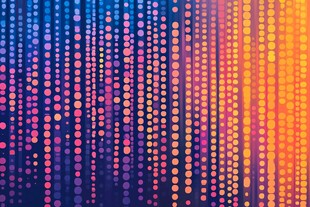 渐变点阵背景图