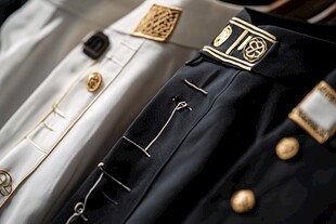 精致制服细节展示