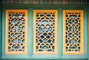 中式古典镂空窗棂之美